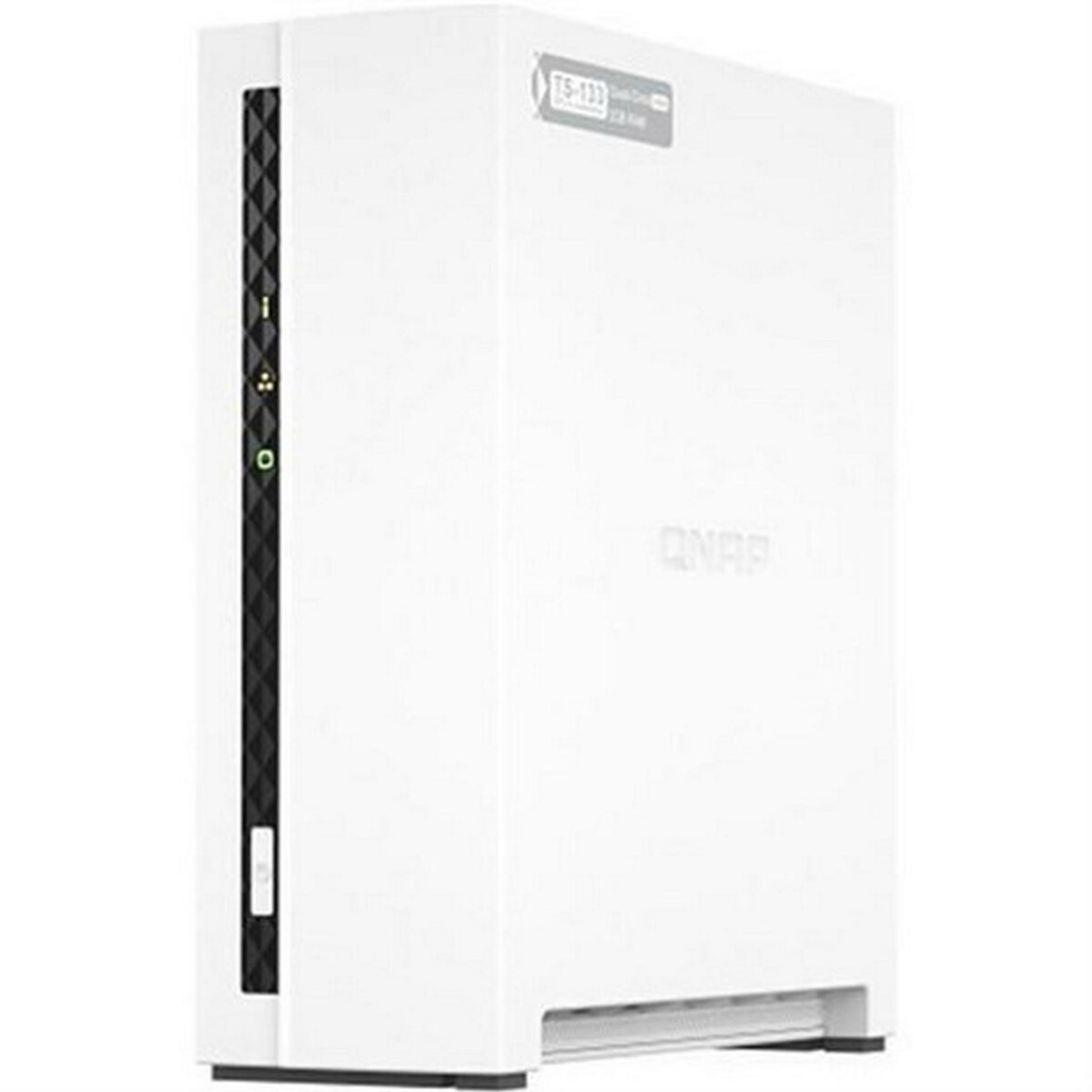 QNAP TS-133 1 Bay Desktop NAS side.