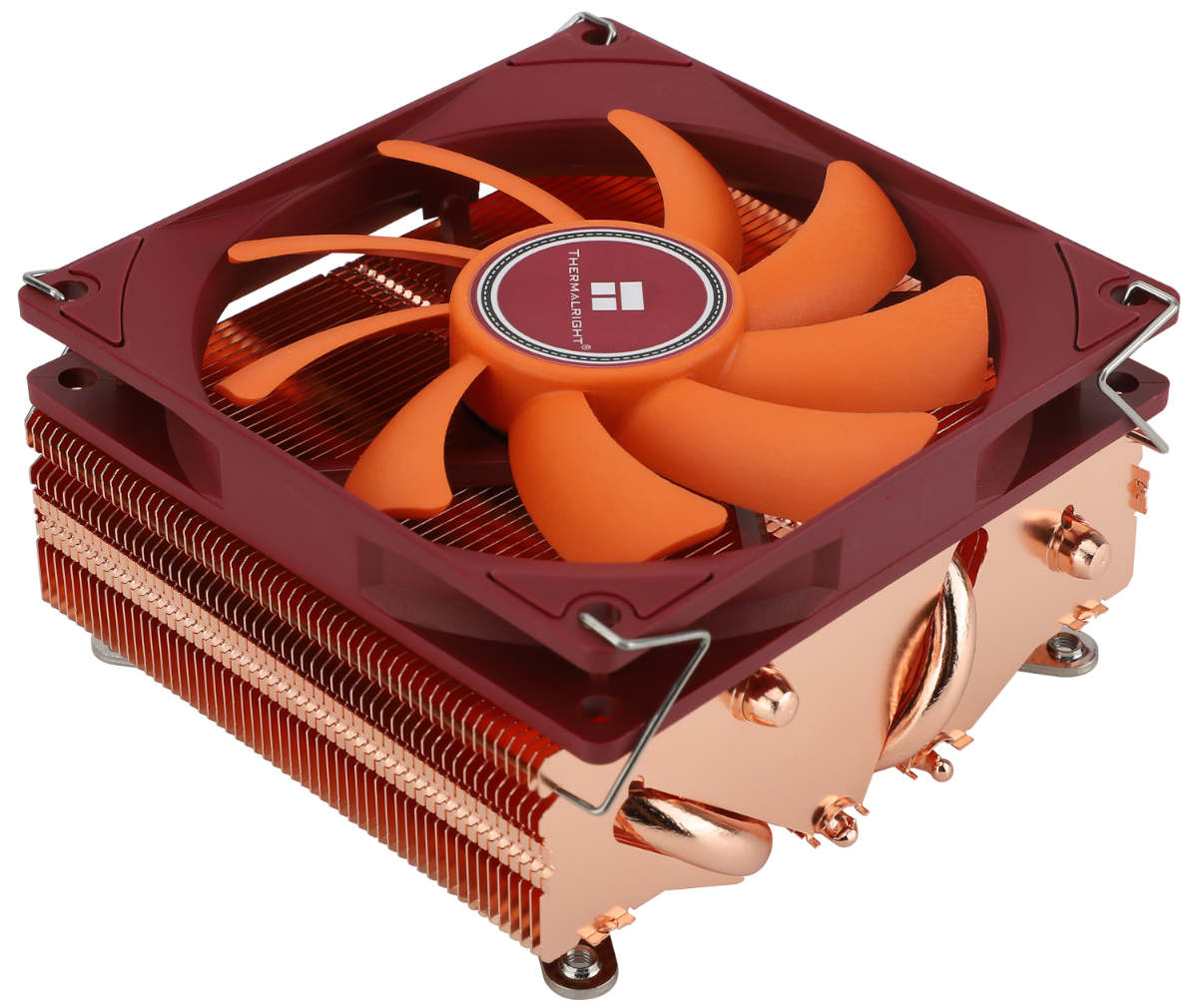 Thermalright full copper top view with fan