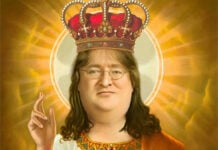 Valve CEO Gabe Newell meme portrait by Freddre via Deviantart.