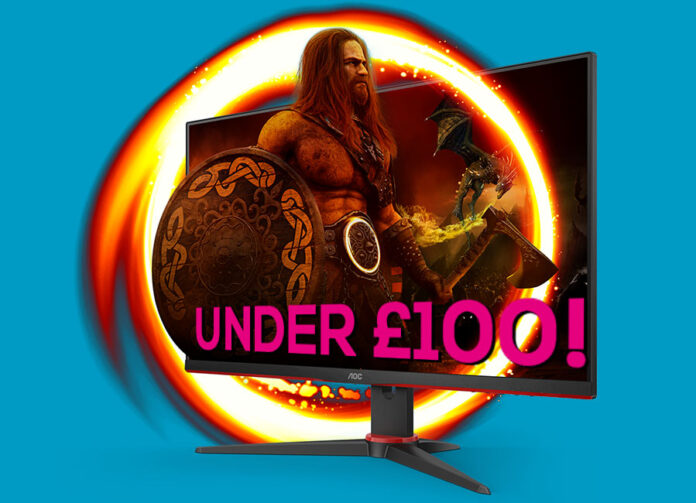 AOC 24G2SPAE - 165Hz for under £100! This 24in IPS monitor delivers a silky smooth 165Hz refresh rate without breaking the bank.