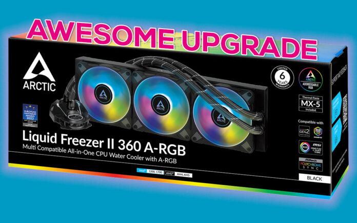 Arctic Liquid Freezer II 360 A-RGB - Awesome Upgrade!