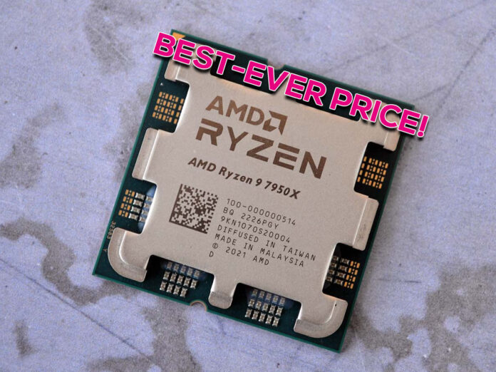 AMD Ryzen 9 7950X - Best-ever price!