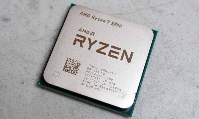 AMD Ryzen 7 5700 desktop processor.