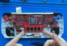 Asus ROG Ally motherboard.