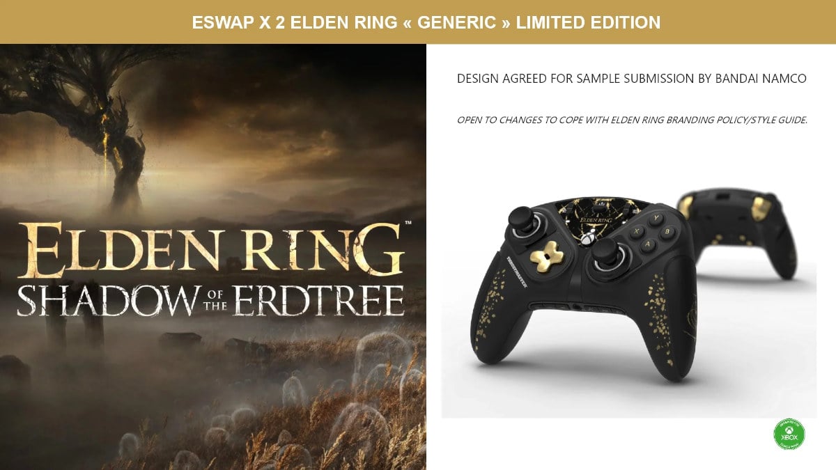 Elden Ring Shadow of the Erd Tree inpired custom controller leak.
