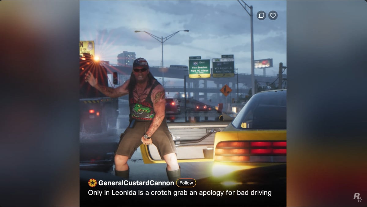 GTA 6 Trailer - A Chaotic Florida Man caught in social media footage.