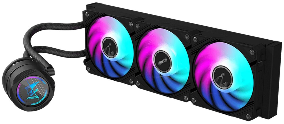 Gigabyte Aorus Waterforce II 360 AIO liquid cooler.