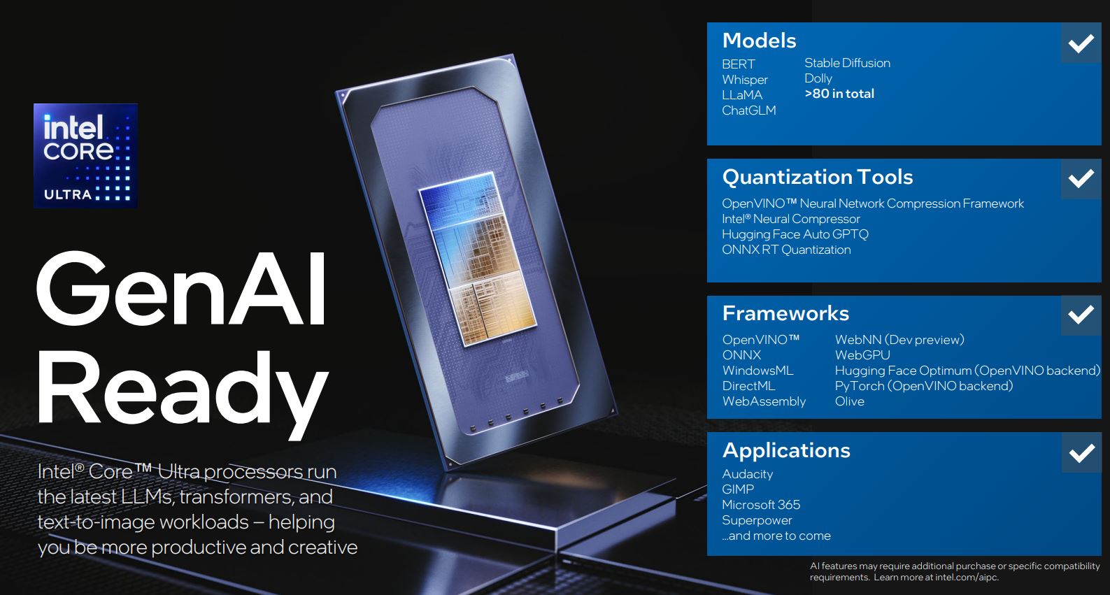 A slide showing the benefits of running AI locally.