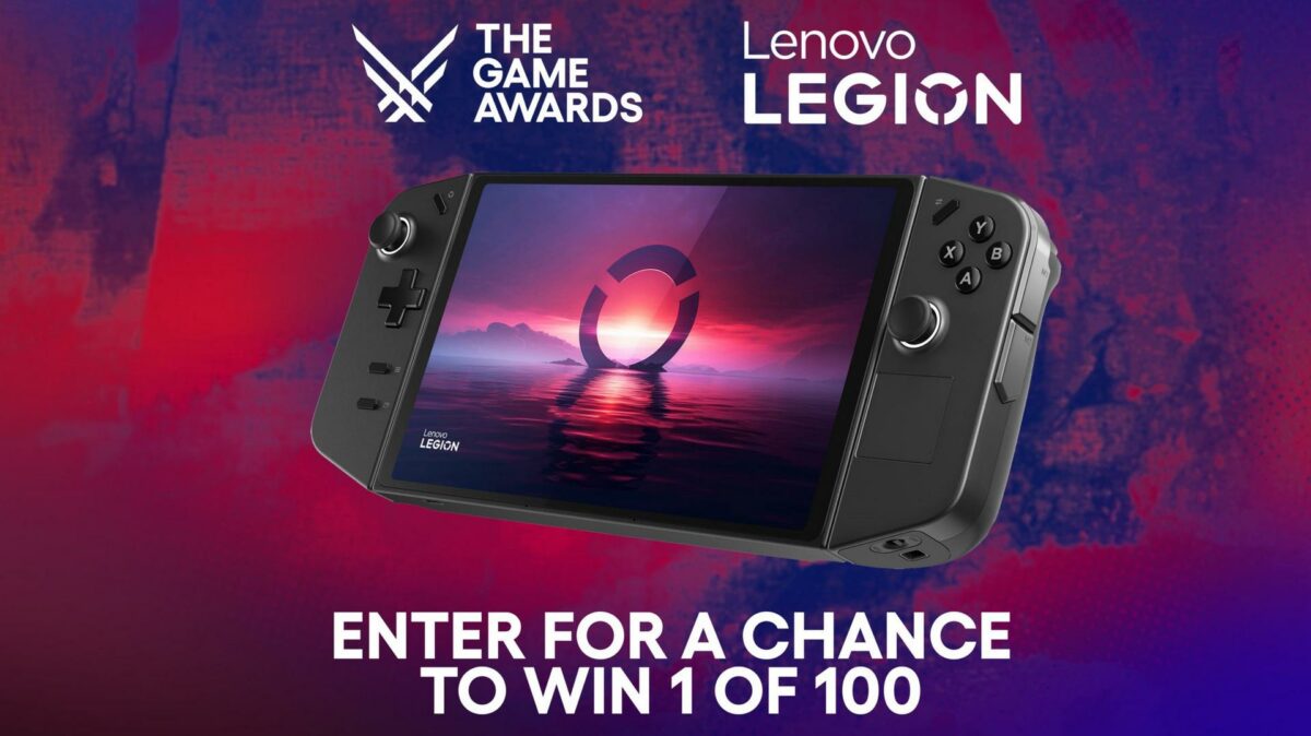 Lenovo Legion Go gaming handheld.