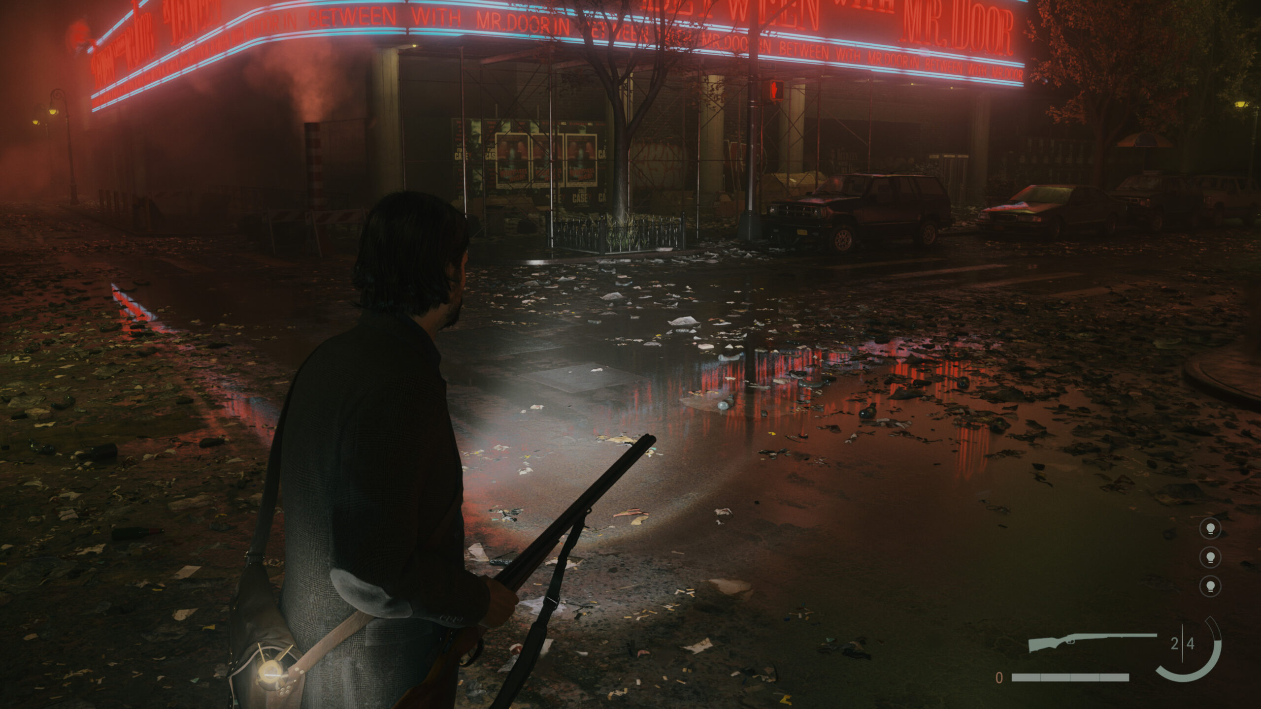 Alan Wake 2 with ray tracing off.