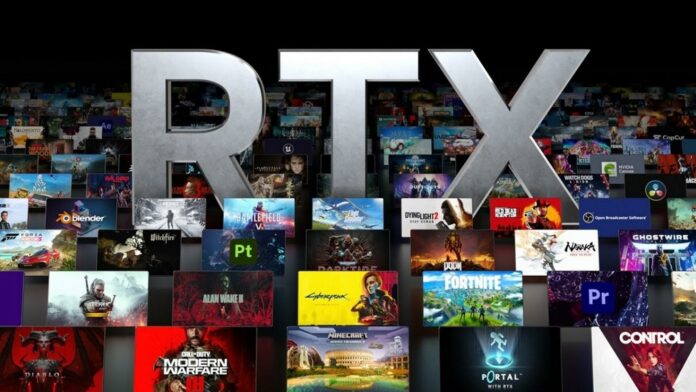 RTX-powered games and apps poster.