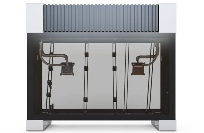 SG10 Fanless case side view.