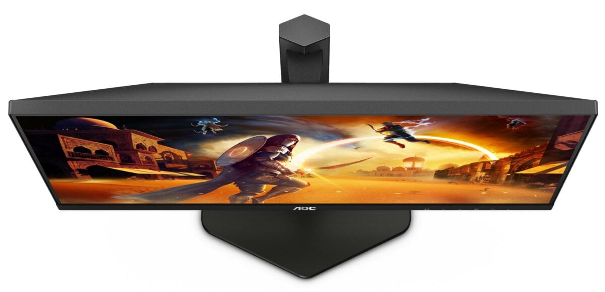 AOC Agon 27G4X gaming monitor top.