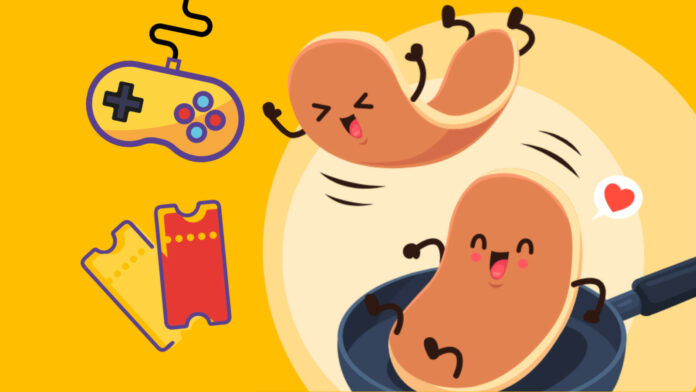 These pancakes are having a wonderful time, all because they're raising money for charity.