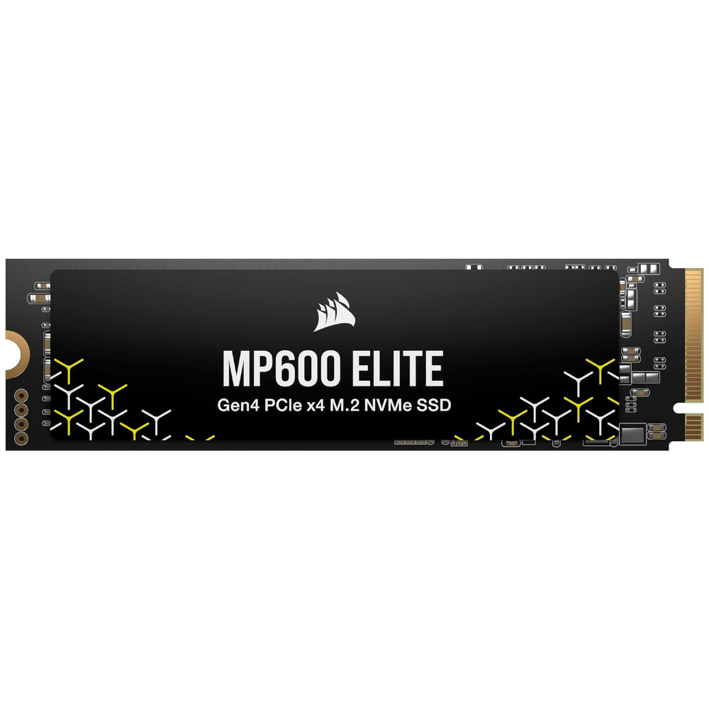 Corsair MP600 Elite M.2 SSD against a white background.