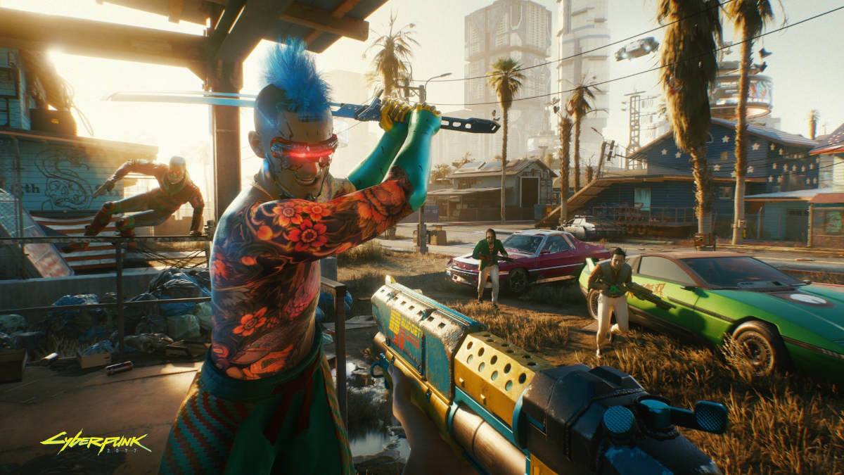 Cyberpunk 2077 - Always bring a gun to a knife fight