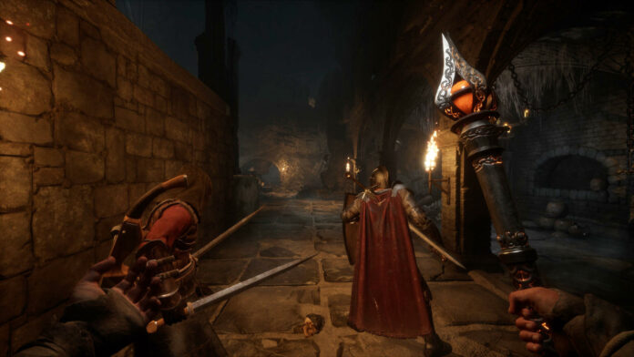 Dungeonborne looks more than a little bit like Skyrim.