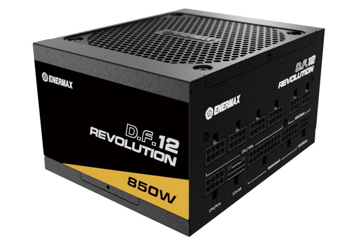 Enermax D.F. 12 Revolution 850W PSU.