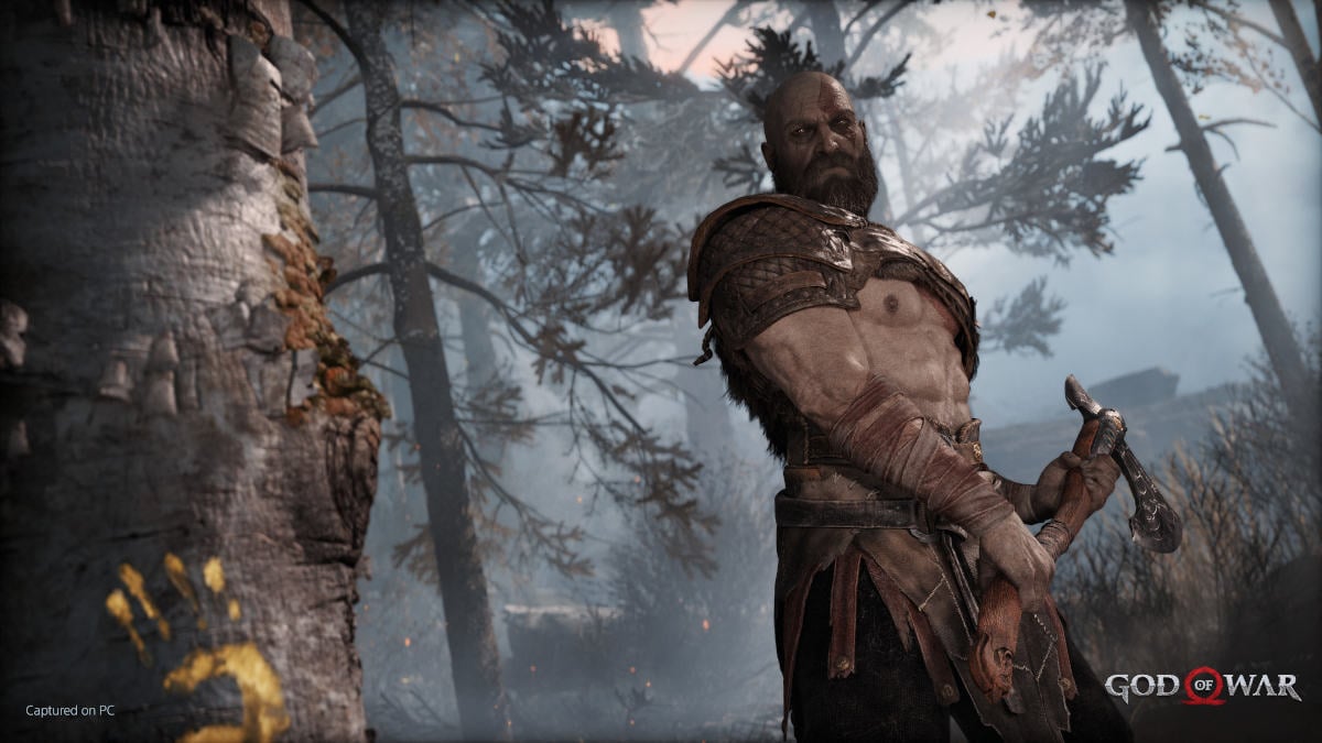 God of War - Kratos new look.