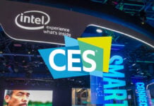 Intel CES 2023 event booth