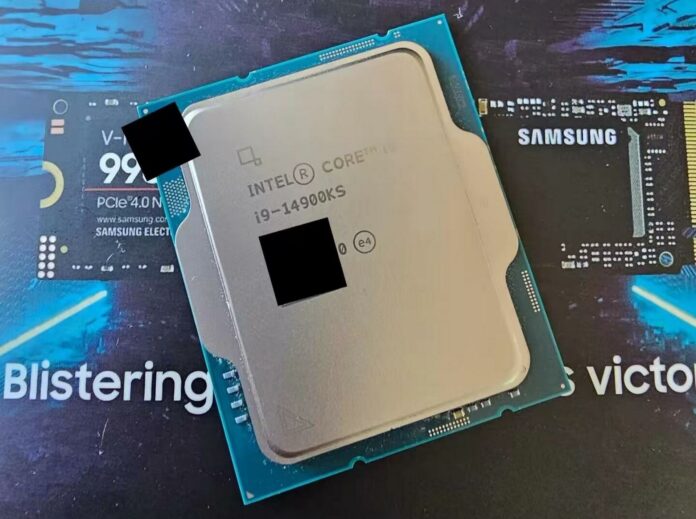 Intel Core i9-14900KS desktop processor.