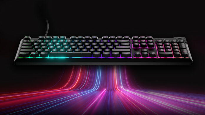 Corsair K55 Core is a stylish budget friendly membrane keyboard.