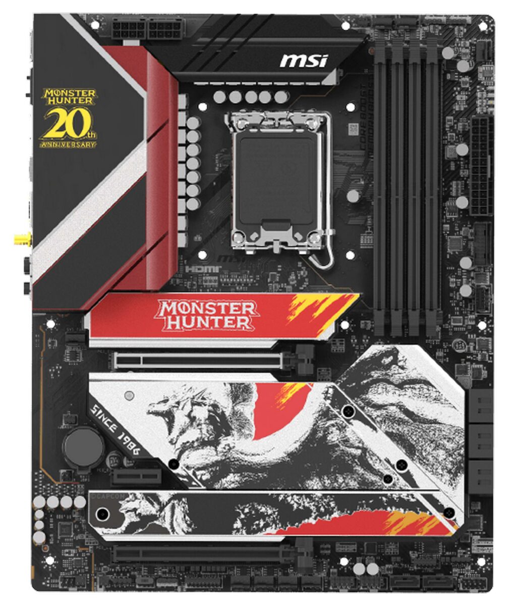 MPG Z790 Edge Monster Hunter Edition motherboard.