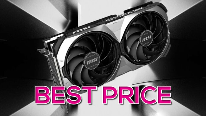 MSI GeForce RTX 4070 Ti graphics card reaches its best price yet.