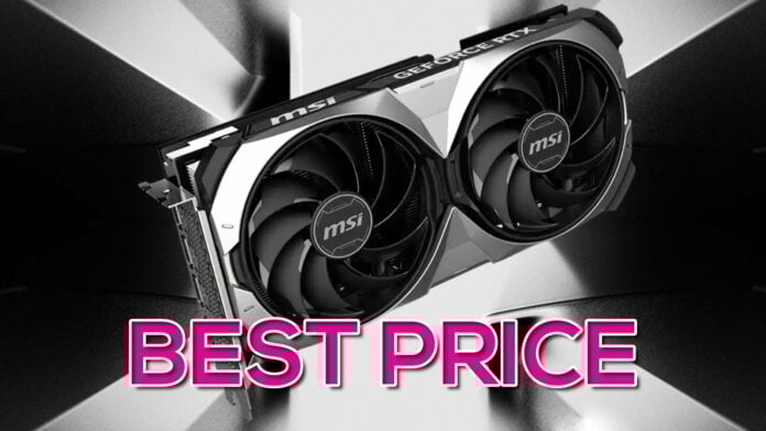 MSI GeForce RTX 4070 Ti graphics card reaches its best price yet.