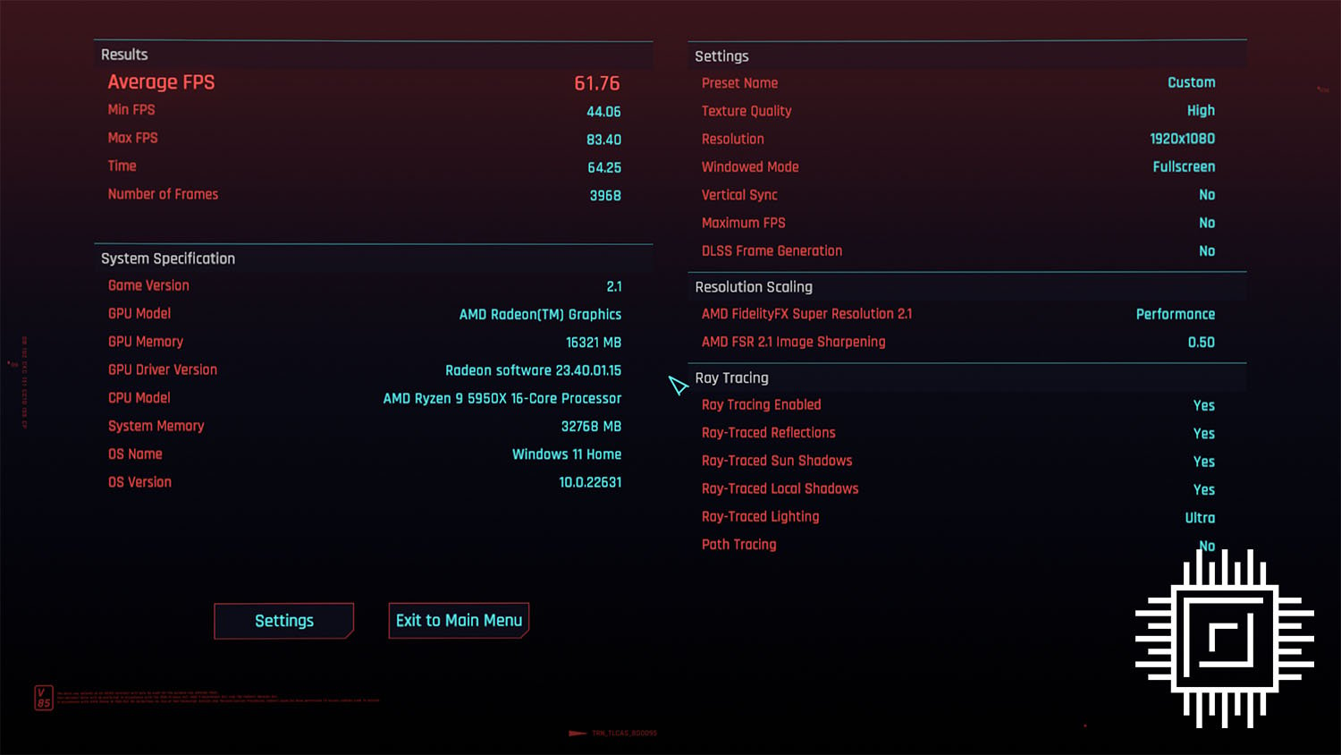 Sapphire Radeon RX 7600 XT Pulse Gaming OC 16GB - FSR Performance.