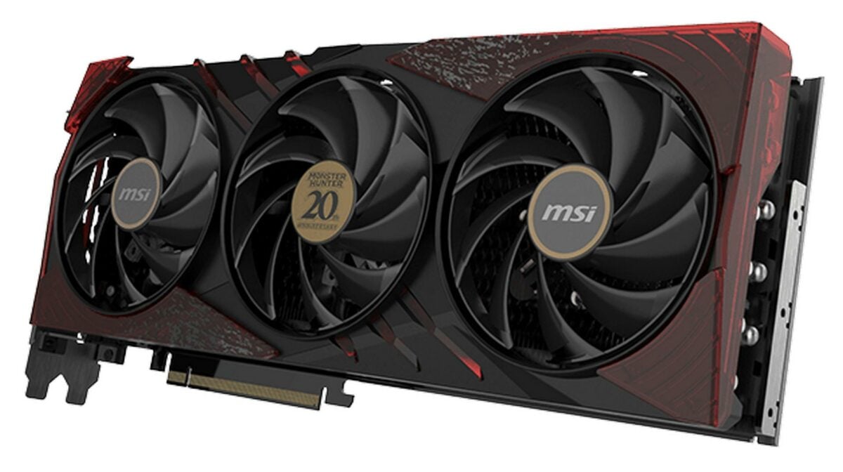 RTX 4060 Ti 8G Gaming Slim Monster Hunter Edition graphics card.