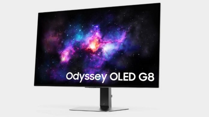 Samsung Odyssey OLED G8 monitor.