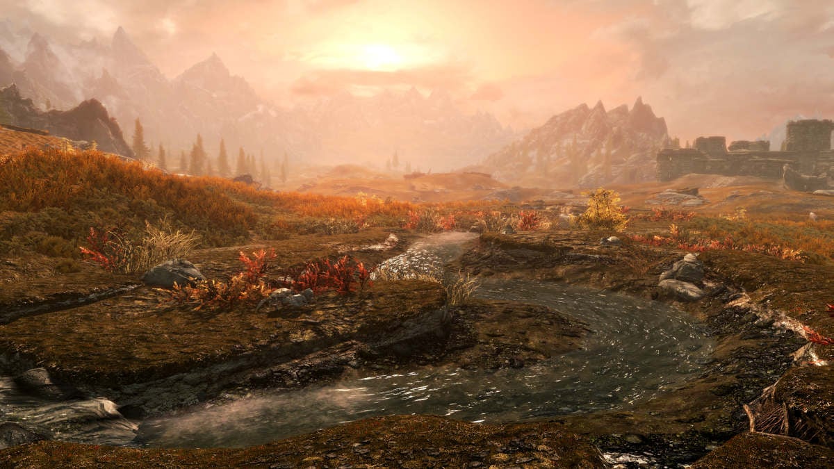 The Elder Scrolls - open world vista.