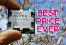 AMD Ryzen 7 5800X3D CPU falls to its lowest price ever.