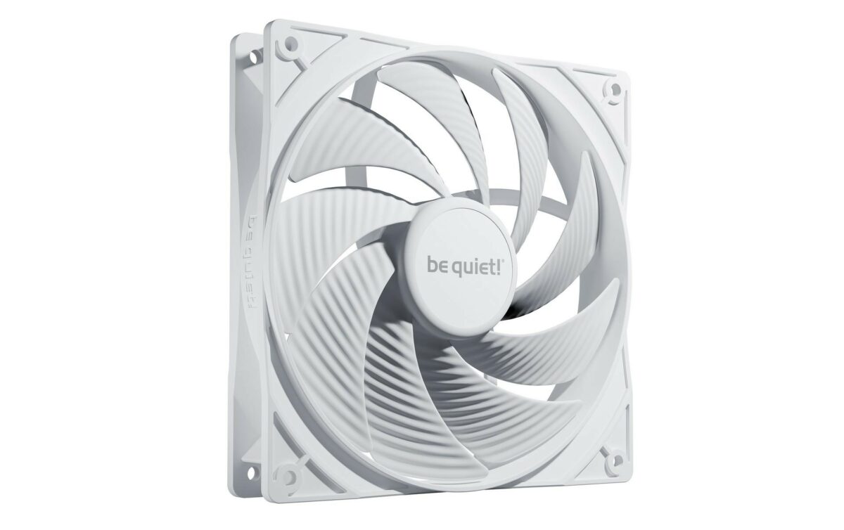 be quiet! Pure Wings 3 140mm High-Speed White fan.