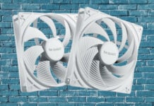 be quiet! Pure Wings 3 and Pure Wings 3 High-Speed white fans.