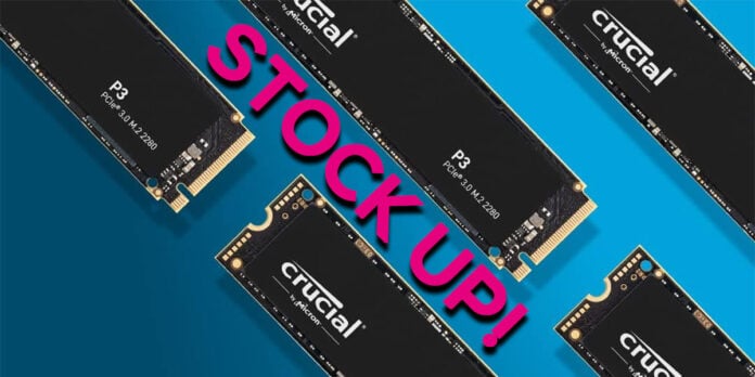 4TB Crucial P3 - Stock Up!