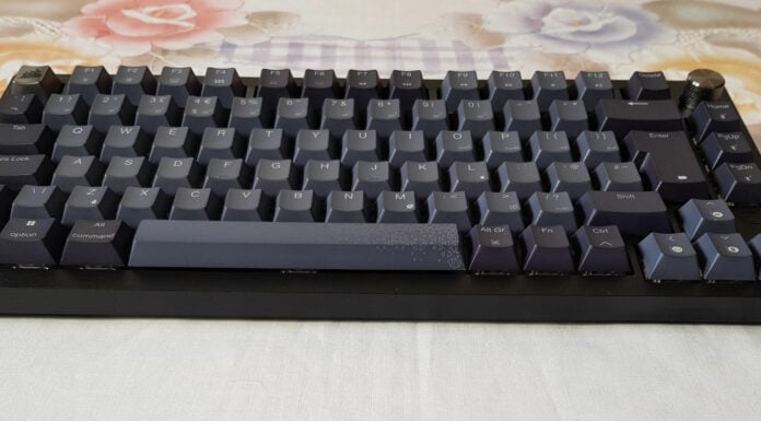 Corsair K65 Plus Wireless keyboard.