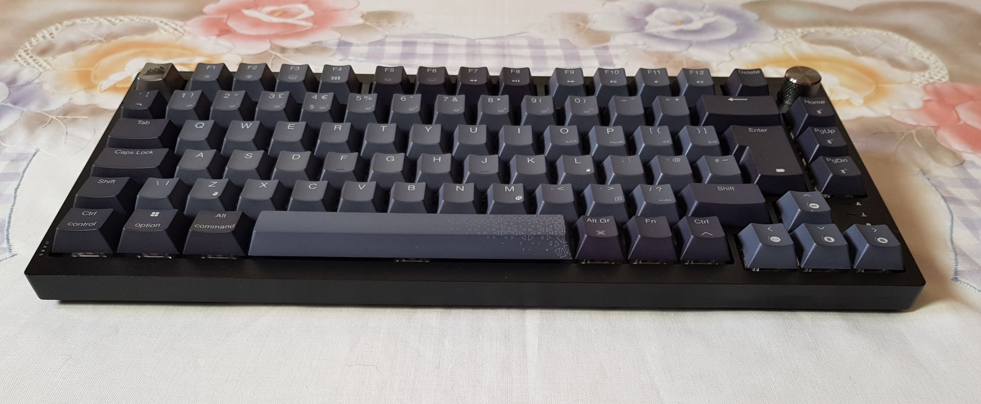 Corsair K65 Plus Wireless keyboard.