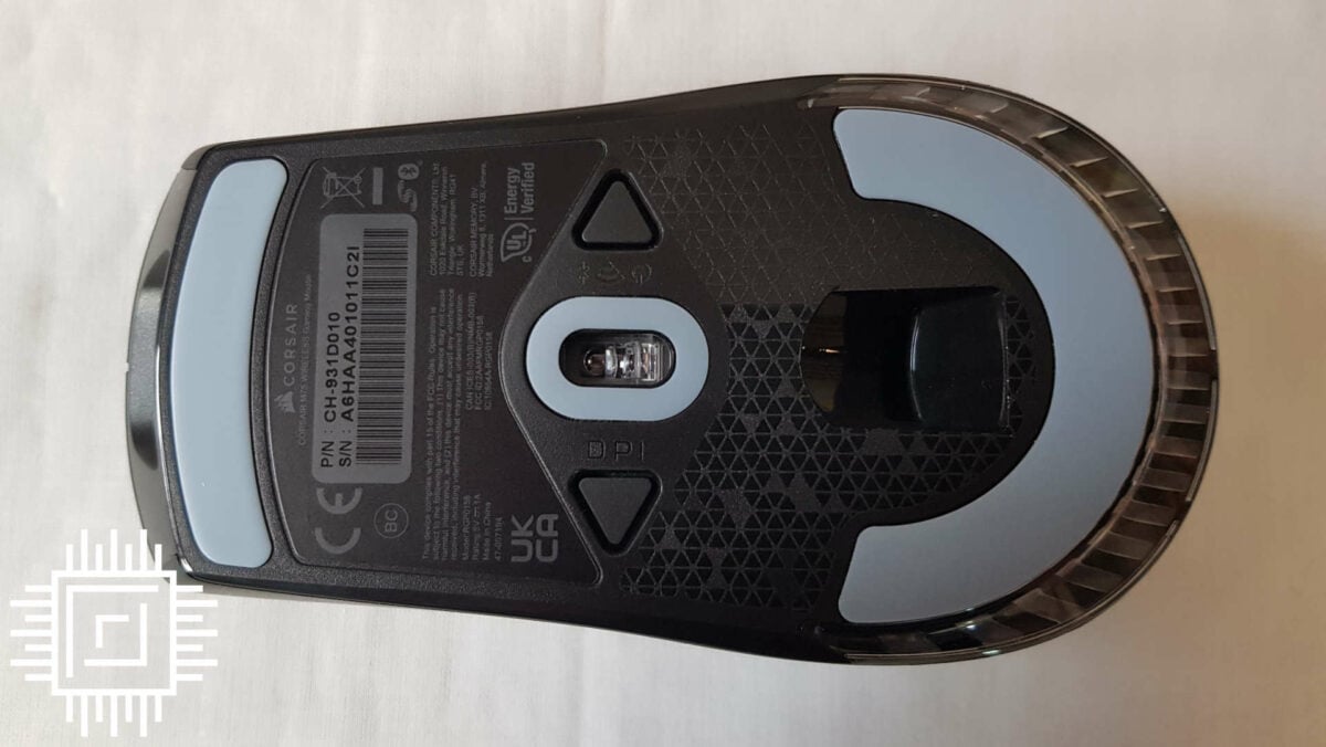 Corsair M75 Wireless mouse sensor.