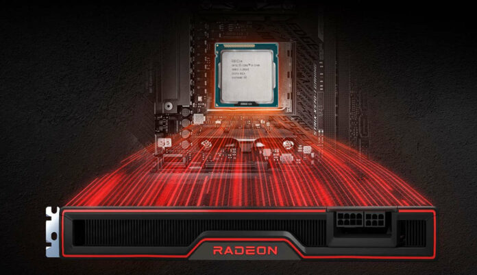 Intel Core CPU and AMD Radeon GPU with ReBar support.