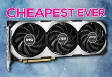 MSI GeForce RTX 4070 drops to its cheapest ever price.