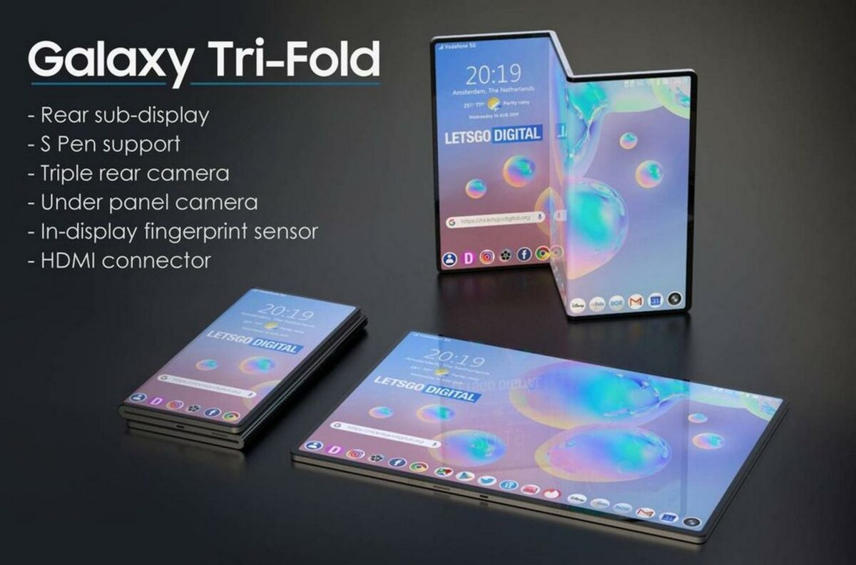 Samsung Galaxy Tri-Fold smartphone features.