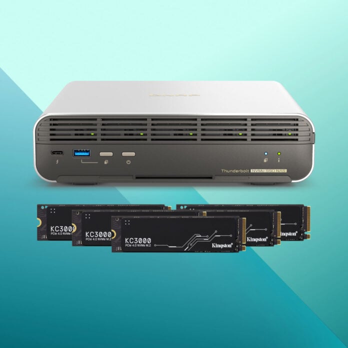 Win a QNAP TBS-h574TX Thunderbolt 4 NAS with 10TB SSD storage