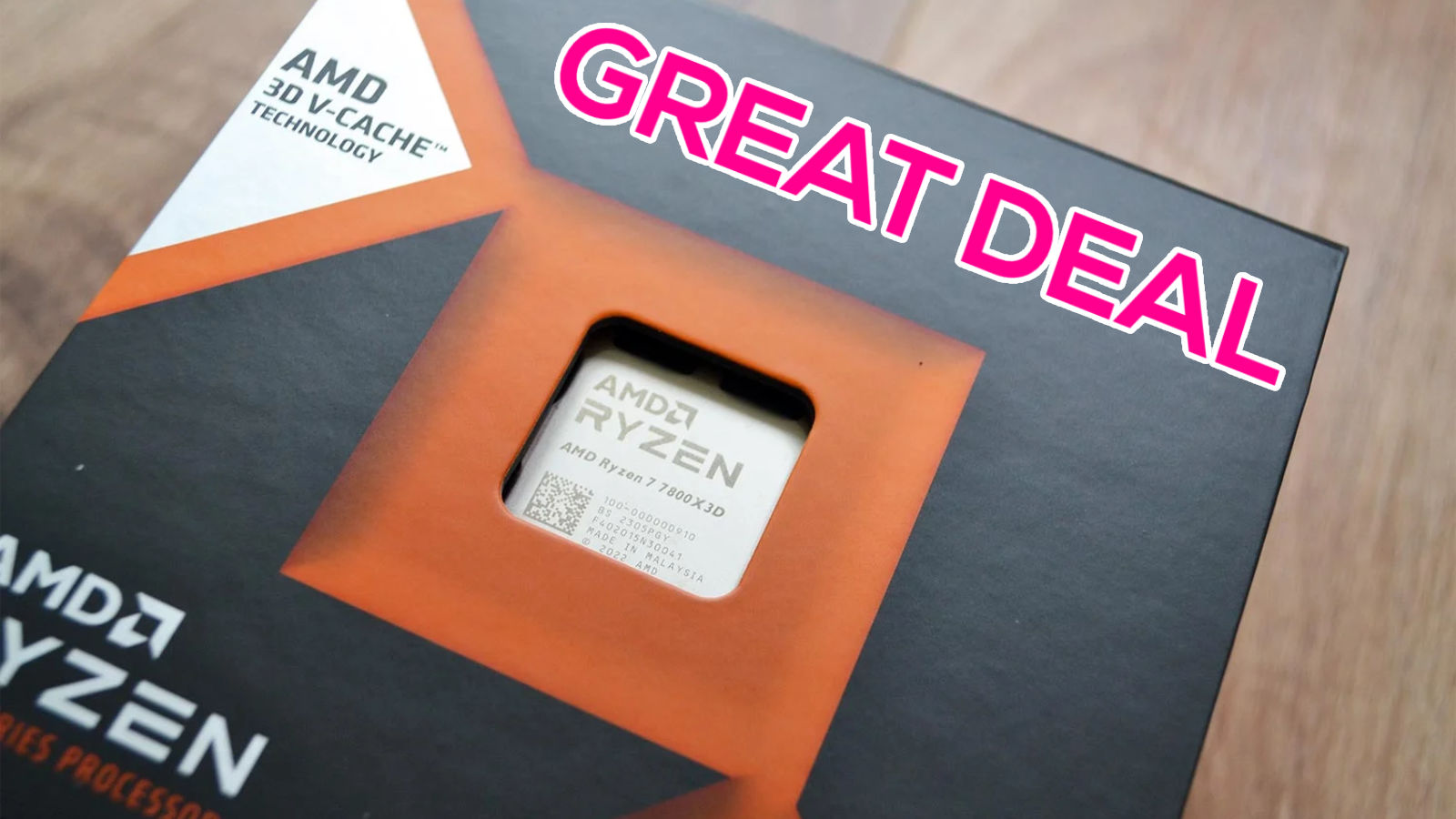 18% off sees AMD Ryzen 7 7800X3D CPU slip to near-best price | Club386