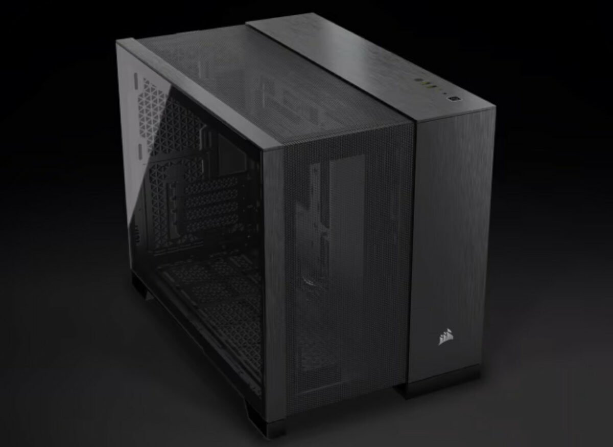 Corsair 2500D with black panels.