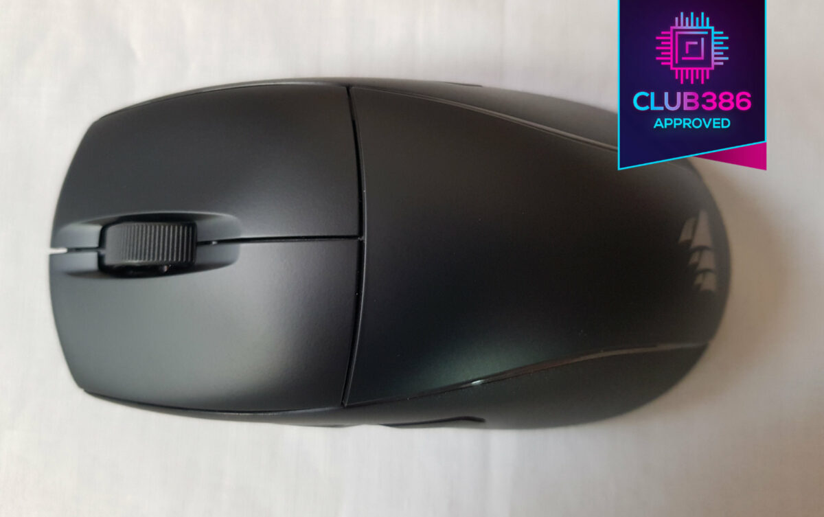 Corsair M75 Wireless gaming mouse is Club386 approved.