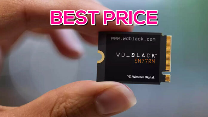 WD Black SN770M is the best value SSD for Steam Deck upgrades, now at its lowest price ever.