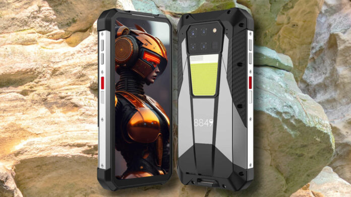 8849 Tank 3 Pro smartphone has a built-in projector for some reason.