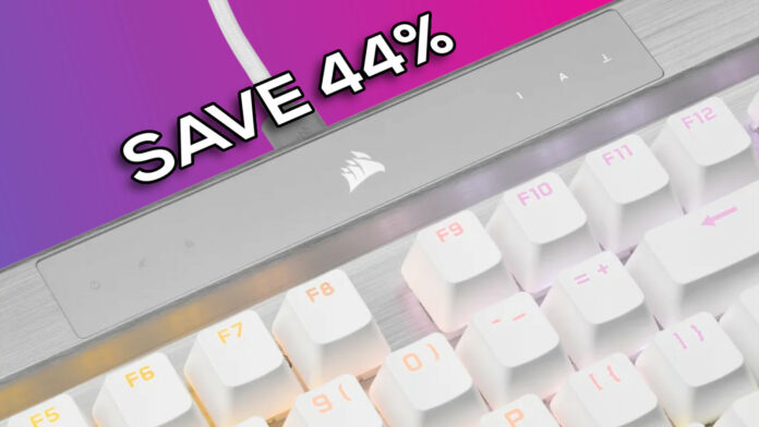 Corsair K70 Pro RGB gaming keyboard is currently up to 44% cheaper.